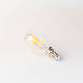 Žárovka LED Tesla Lightning filament miniglobe, E14, 4,2W, teplá bílá 

 obrázek produktu 3 z 3