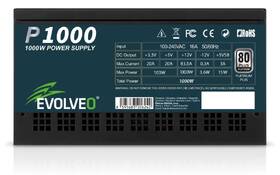 Zdroj Evolveo P1000 80+ Platinum, 1000W, ATX 3.1 černý

 obrázek produktu 2 z 12