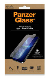 Tvrzené sklo PanzerGlass Standard na Apple iPhone 13 Pro Max průhledné

 obrázek produktu 4 z 4