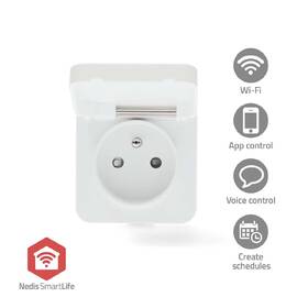 Chytrá zásuvka Nedis SmartLife, měřič spotřeby, dálkově ovladatelná, Zigbee 3.0, IP44, 3680 W bílá

 obrázek produktu 3 z 12