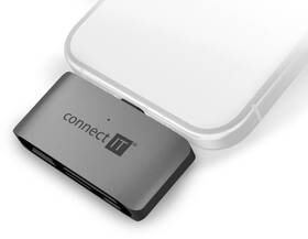 Čtečka paměťových karet Connect IT CompactPRO + USB hub antracitová

 obrázek produktu 1 z 7