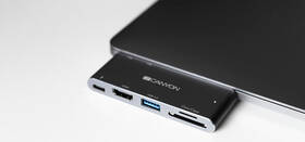 Dokovací stanice Canyon DS-5 5v1 Thunderbolt 3 - Apple Mackbook šedá

 obrázek produktu 6 z 19