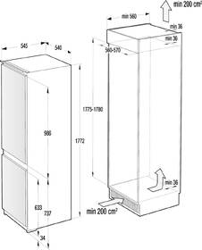 Chladnička s mrazničkou Gorenje NRKI4182A1 bílé

 obrázek produktu 12 z 12