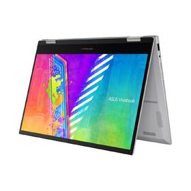 Notebook Asus Vivobook Go 14 Flip TP1401 stříbrná barva
