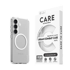 Kryt na mobil PanzerGlass CARE Urban Combat Qi na Samsung Galaxy S25 bílý/průhledný

 obrázek produktu 2 z 10
