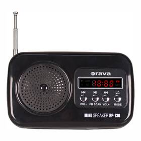 Radiopřijímač Orava RP-130 černý

 obrázek produktu 1 z 4