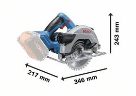 Okružní pila Bosch GKS 18 V-57 (bez baterie) 

 obrázek produktu 3 z 8