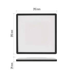 Stropní svítidlo EMOS Flori 18W, 29x29, 1800lm, neutrální bílá černé

 obrázek produktu 1 z 5