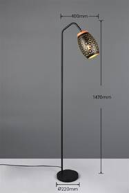 Stojací lampa Reality BIDAR, E29 zlatá

 obrázek produktu 2 z 2