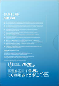 SSD Samsung 990 1TB NVMe černý

 obrázek produktu 6 z 6