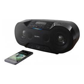 Radiomagnetofon s CD Sony ZS-RS70BTB černá barva
