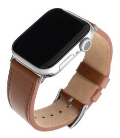 Řemínek FIXED Leather Strap na Apple Watch 42/44/45/49 mm hnědý

 obrázek produktu 3 z 4