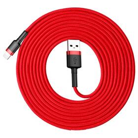 Kabel Baseus Cafule USB/Lightning, 3m červený

 obrázek produktu 4 z 10