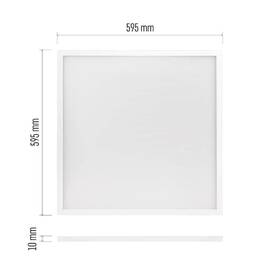 Stropní svítidlo EMOS MAXXO, 60×60, 36W, 4100lm, UGR, neutrální bílá bílé

 obrázek produktu 2 z 5