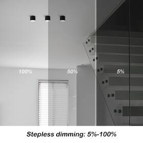 Stropní svítidlo IMMAX NEO LITE RONDATES SMART, 11,5cm, 18W, 1458lm, s podporou BEACON, Wi-Fi, TUYA černé

 obrázek produktu 4 z 6