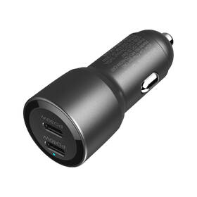 Adaptér do auta Mobile Origin 60W 2xUSB-C černý

 obrázek produktu 2 z 10