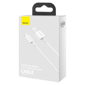 Kabel Baseus Superior Series USB/Lightning 2.4A 1m bílý

 obrázek produktu 8 z 9