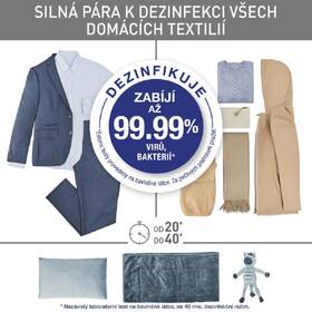 Stojanový napařovač oděvů Tefal YT3040E1 Care For You šedý/bílý

 obrázek produktu 14 z 31