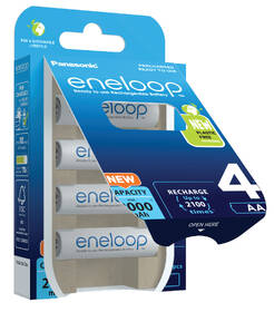 Baterie nabíjecí Panasonic Eneloop AA, HR06, 2000mAh, Ni-MH, blistr 4ks 

 obrázek produktu 3 z 4