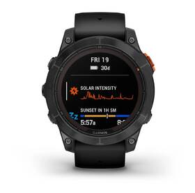 Chytré hodinky Garmin fenix 7 Pro Glass Solar - Gray / Black Silicone Band 

 obrázek produktu 4 z 8