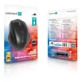 Myš Connect IT Dual SmartSwitch USB, Bluetooth černá

 obrázek produktu 5 z 5