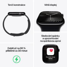 Chytré hodinky Apple GPS + Cellular 42mm pouzdro z přírodního titanu - skálově šedý sportovní řemínek - S/M 

 obrázek produktu 2 z 8