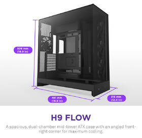 Case NZXT H9 Flow černá

 obrázek produktu 1 z 8