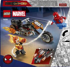 Stavebnice LEGO® Marvel 76335 Spider-Man vs. Ghost Rider na motorce 

 obrázek produktu 3 z 9