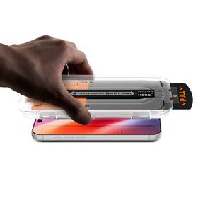 Tvrzené sklo Spigen tR EZ Fit Pro HD na Apple iPhone 18 Pro/17 Pro/17/16 Pro (2 ks) průhledné

 obrázek produktu 8 z 9