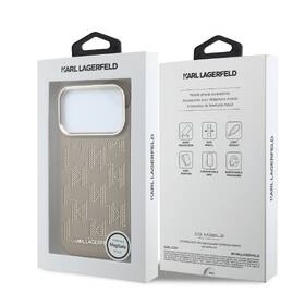Kryt na mobil Karl Lagerfeld PU Perforated Monogram MagSafe na Apple iPhone 17 Pro béžový

 obrázek produktu 6 z 6