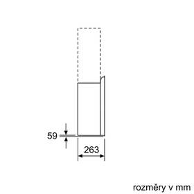 Odsavač par Bosch DWF97RV60 černá barva
