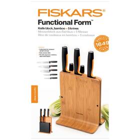 Sada kuchyňských nožů Fiskars 5 ks + blok 

 obrázek produktu 2 z 2