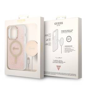 Kryt na mobil Guess 4G MagSafe na Apple iPhone 14 Pro + bezdrátová nabíječka růžový

 obrázek produktu 4 z 4