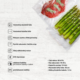 Vakuovačka Lauben Vacuum Sealer 60SB 

 obrázek produktu 7 z 8