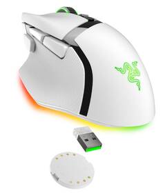 Myš Razer Basilisk V3 Pro bílá barva
