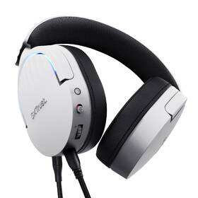 Headset Trust GXT 490W FAYZO, USB bílý

 obrázek produktu 3 z 14