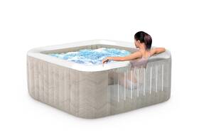 Vířivka Intex 28446 Pure Spa Chevron Deluxe 4 AP béžová barva
