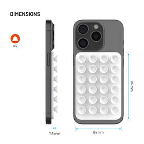 Držák na mobil FIXED MagMate s přísavkami bílý

 obrázek produktu 9 z 10