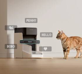 Chytré krmítko Petlibro RFID s obojkem 3 l černé/bílé

 obrázek produktu 2 z 4