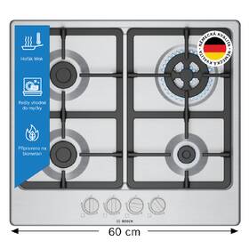 Plynová varná deska Bosch PGH6B5K90 šedá

 obrázek produktu 1 z 6