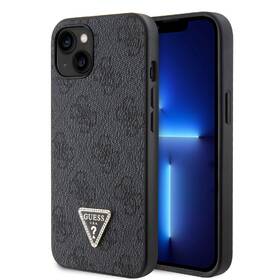 Kryt na mobil Guess 4G Strass Triangle Metal Logo na Apple iPhone 15 černý

 obrázek produktu 3 z 4