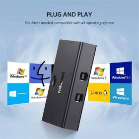 Redukce UGREEN USB 2.0 Sharing Switch 2x1 černá

 obrázek produktu 7 z 7