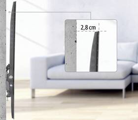 Držák TV Hama 220810, nástěnný, výklopný, pro úhlopříčky 32" až 65", max. nosnost 35 kg černý

 obrázek produktu 4 z 4
