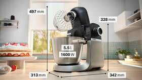 Kuchyňský robot Bosch MUMS6ZS35 černá barva
