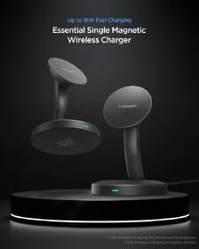 Bezdrátová nabíječka Spigen Essential MagSafe 15W černá

 obrázek produktu 2 z 8