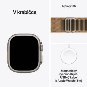 Chytré hodinky Apple GPS + Cellular 49 mm přírodní titan, pouštní alpský tah - M 

 obrázek produktu 6 z 6