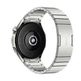 Chytré hodinky Huawei Watch GT 4 46mm - Silver + Stainless Steel Strap 
