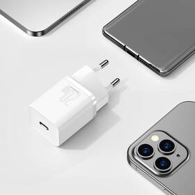 Nabíječka do sítě Baseus Super Si USB-C, 20 W, QC 3.0 bílá

 obrázek produktu 7 z 9