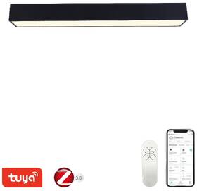 Stropní svítidlo IMMAX NEO CANTO SMART 90x15cm, 50W Zigbee 3.0, TUYA černé

 obrázek produktu 2 z 10