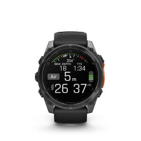 Chytré hodinky Garmin fenix 8 51 mm AMOLED - Slate Gray / Black Silicone Band 

 obrázek produktu 5 z 15